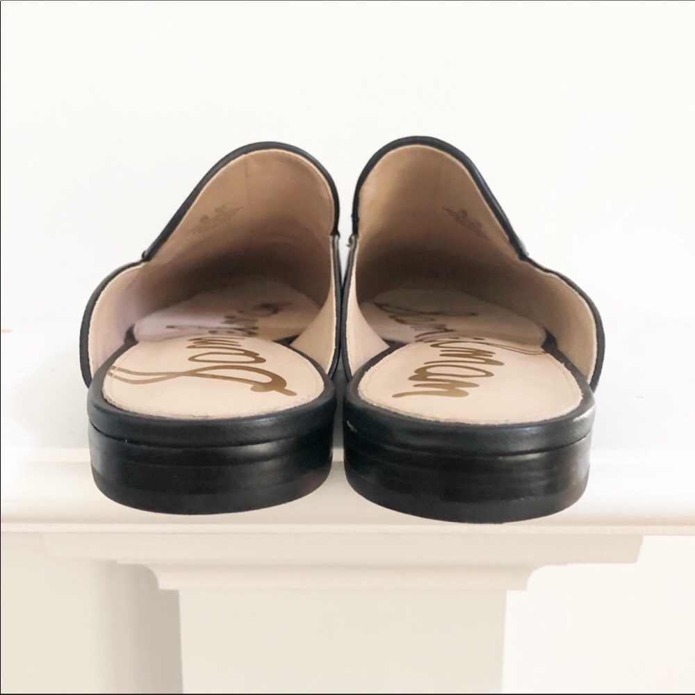 Sam Edelman Lounette Black Leather Mules - Picture 6 of 11